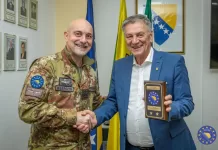 Gradonačelnik Fuad Kasumović primio novoimenovanog komandanta EUFOR‑a, general‑majora Maurizia Frondu